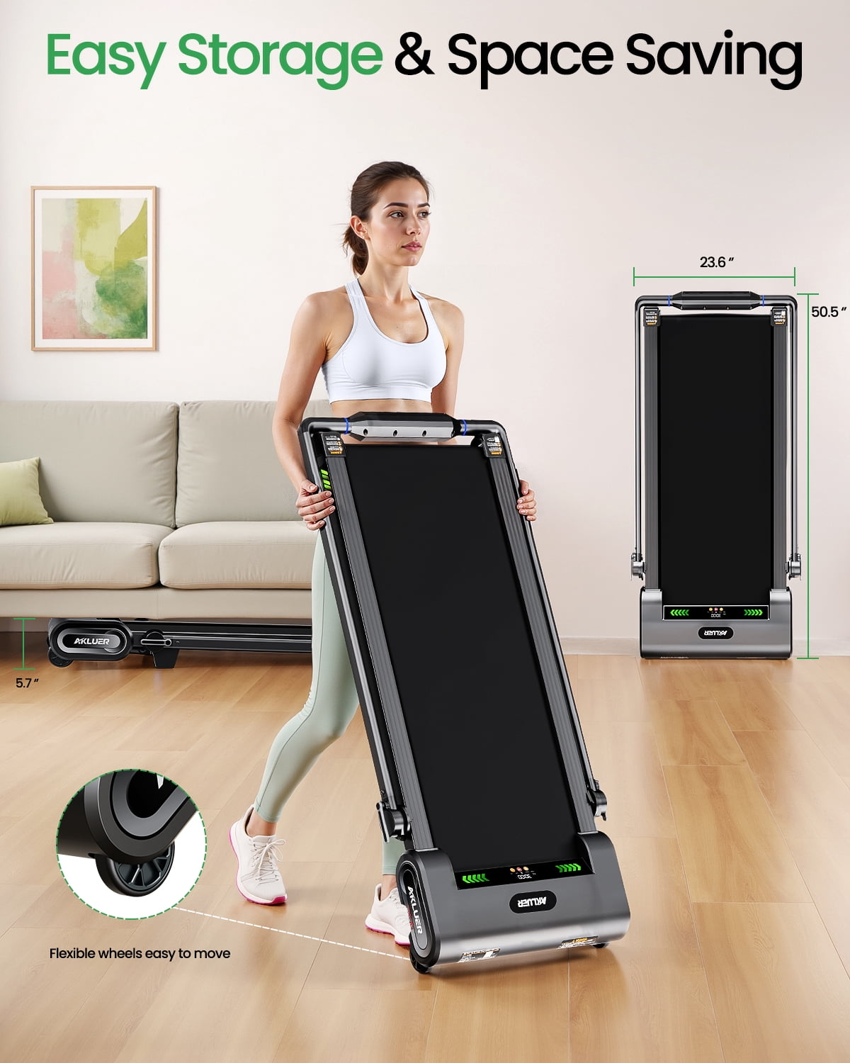 UP PAD 6-Level Auto Incline Walking Pad - 13% Max Grade for Fat Burn & Joint-Friendly Workouts, Under Desk Treadmill 330Lbs, Compact with Remote & LED Display for Home  Office