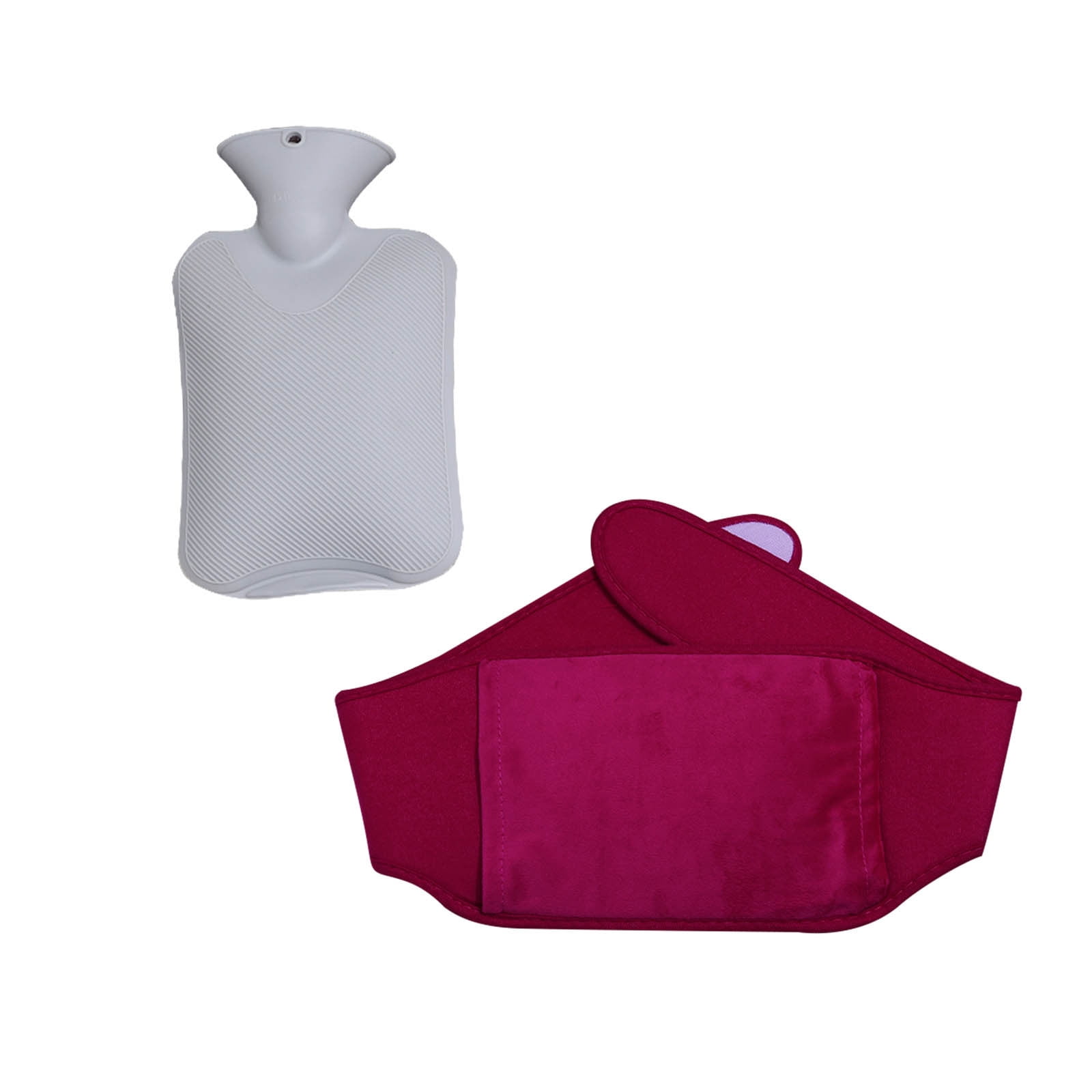 Wolfast Promotion Belt Gray Hot Water Bottle Plush Belt Set Rubber