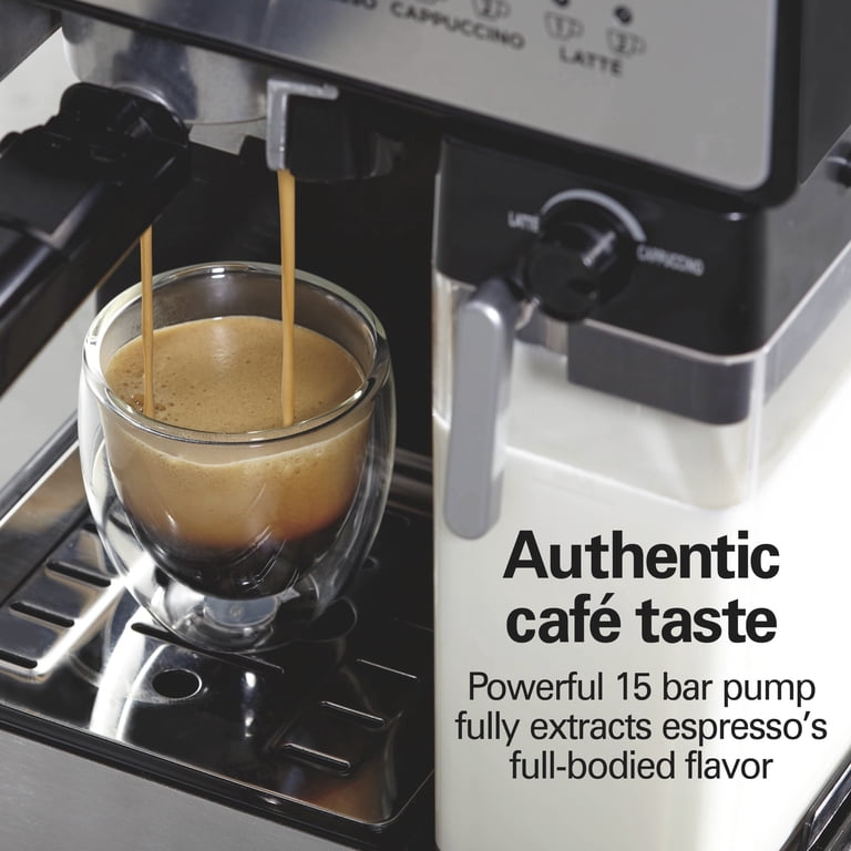 Hamilton Beach 15-Bar Espresso Machine, Slide & Lock Espresso