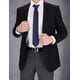 thumbnail image 4 of Cinturón Steve Madden vestido casual de cuero coñac/negro para hombre, 4 of 5