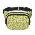 thumbnail image 1 of Disketp Cartoon Dinosaurs Riñonera de Doble Capa, Bolsa de Cintura Ajustable para Viajes, Correr y Senderismo, Riñonera Ligera para Hombre y Mujer, 1 of 9