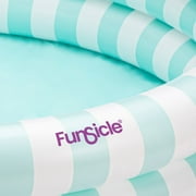 Funsicle Pastel Stripes Inflatable Pool For Kids & Adults, 5.5' x 18, Age 6 and up