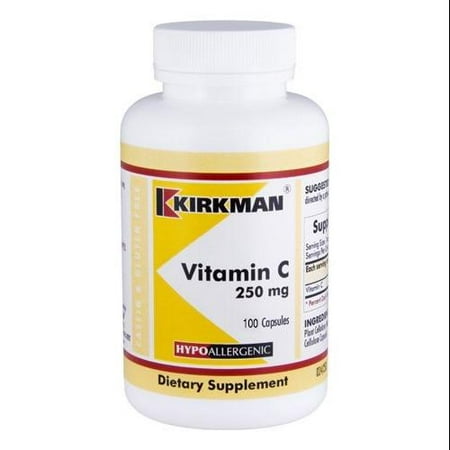 UPC 812325020126 product image for Kirkman Labs, Vitamin C, 250 mg, 100 Capsules | upcitemdb.com