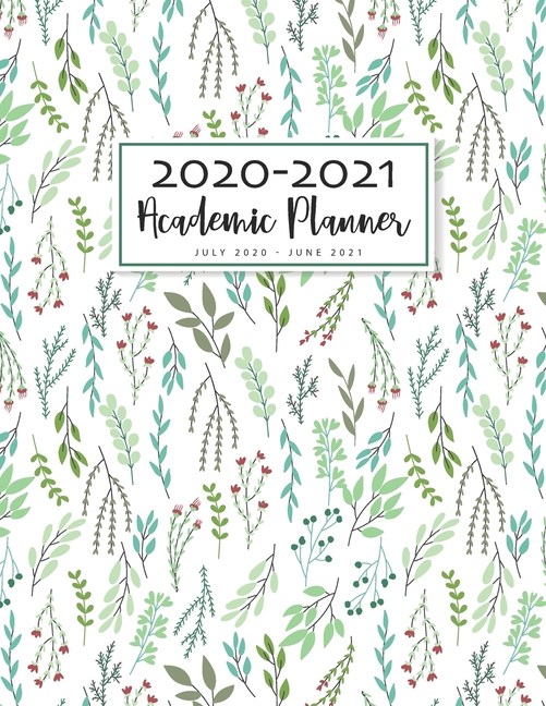 20202021 Academic Planner July 2020June 2021 Leaves Cover 2020