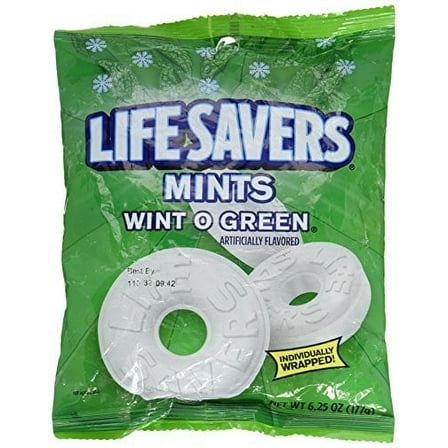 Nabisco Life Savers, Wintogreen, 6.25 Ounce (Pack of 3)