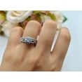 thumbnail image 5 of Two Piece Infinity Shank Round Ring CZ 925 Sterling Silver Size 8, 5 of 7