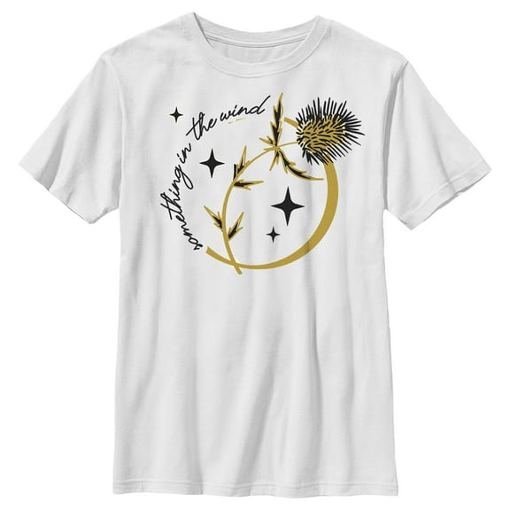 Boy's The Nightmare Before Christmas Something in the Wind Graphic Tee White Medium