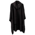 thumbnail image 6 of Le Moda Women’s Pleated Poncho with Shawl Collar Winter Collection, 6 of 10