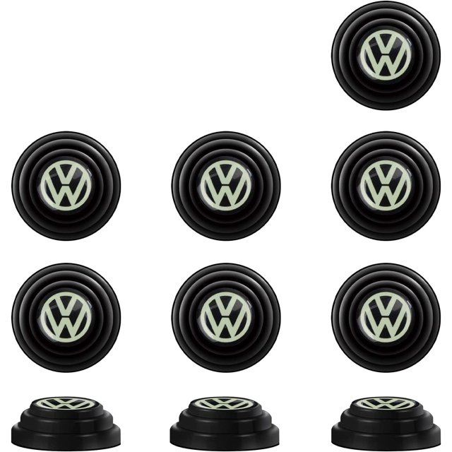 Pegatina protectora circular para automóvil, protección de borde de puerta de automóvil de 10 piezas, parachoques universal para absorción de impactos de automóvil, aislamiento acústico oso de fresa Electrónica