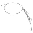 thumbnail image 4 of 1 Set Aluminium Alloy Wire Rope Hanger for Picture Hanging Silver Compact Design, 4 of 9