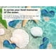thumbnail image 3 of Corazón de bolsillo de vidrio para playa, adorno de corazón de vidrio oceánico hecho a mano con fusión de mar natural, ficha de bolsillo de corazón de vidrio fusionado, mini ficha linda y duradera con, 3 of 6