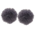 thumbnail image 5 of ROSENICE 2Set Imitation Plush Lavalier Microphone Wind Screen Cover for Recording and Outdoor Use Grey 11.8Inch, 5 of 8