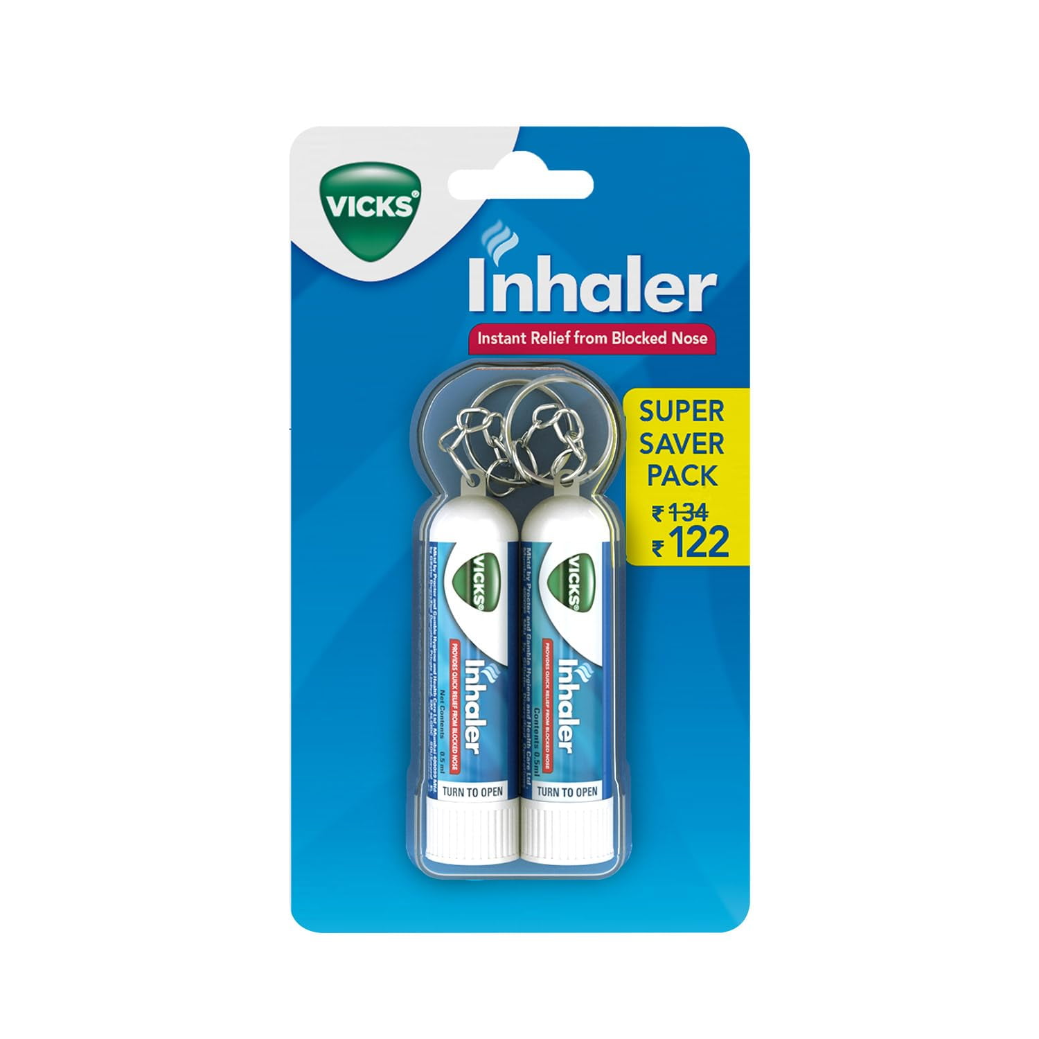 Vicks Inhaler Super Saver Pack, Twin Pack