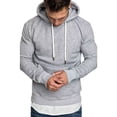 thumbnail image 1 of Auxamy Sudadera Hombre Suéter Con Capucha Moda Color Puro, 1 of 6