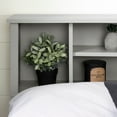 thumbnail image 3 of South Shore Vito Full-Queen Bookcase Headboard in Gray, 3 of 10