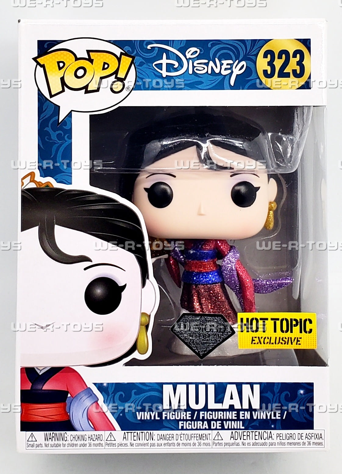 Funko POP Disney Diamond Collection 323 Mulan Vinyl Figure