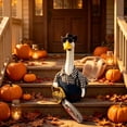 thumbnail image 6 of Sruoe Porch Goose Outfits, Porch Goose Clothes, Goose Clothes Dress, Duck Sculpture Clothes for Lawn Statue Cement Statue Yard Patio Party Decoration, 6 of 6