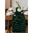 thumbnail image 2 of Green Forest Table Runner Modern Pine Trees Mysterious Art Tablerunners 13 x 90 Inch, Table Decorations Tabletop Scarf for Summer Gathering Holiday Farmhouse Kitchen Dining Decor, 2 of 6