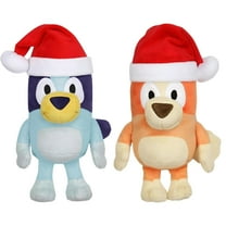 Christmas Holiday Festive Bluey & Bingo Plush 2-Pack