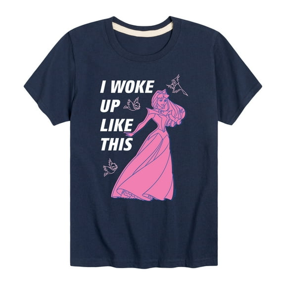 Disney Princess - Aurora Woke Up Like This - Toddler And Youth Short Sleeve Graphic T-Shirt