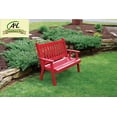 thumbnail image 2 of Yellow Pine Traditional English Garden Bench, 2 of 3