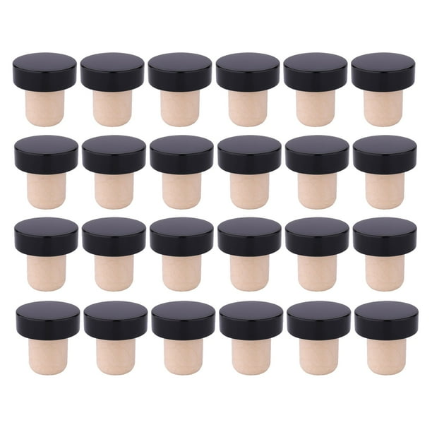 24 Tapones En Forma De T, Tapones De Corcho Para Vino, Tapones Reutilizables Para Botellas De Vino, Tapones De Sellado, Tapones Para Botellas De Vino Y Cerveza