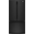 thumbnail image 1 of GE 18.6 Cu. Ft. Counter-Depth French-Door Refrigerator Black - GWE19JGLBB, 1 of 9