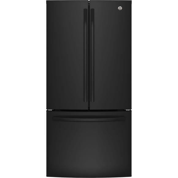 GE 18.6 Cu. Ft. Counter-Depth French-Door Refrigerator Black - GWE19JGLBB