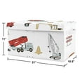 thumbnail image 3 of Construction Truck Red Blue Storage Fabric Toy Box by Sweet Jojo Designs, 3 of 4