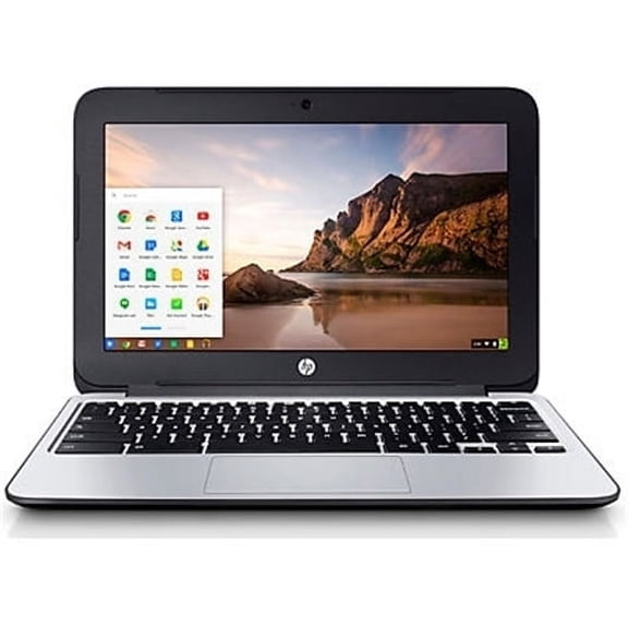 HP Chromebook L6V35AA#ABA Intel Celeron N2840 X2 2.16GHz 2GB 16GB SSD, Black 