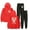 Red, variant on Josiah Queen Take Me Home Men/Women Fall Suit Hoodies Sportswear Hooded Ankle Banded Pant Two Piece Set