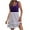 🔥 Purple, variant on Sentmoon Date Night Dress Streetwear Womens Dresses for Wedding Guest 2026 Summer with Print with Pockets Regular Fit Womens Dress for Work and Office S