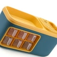 thumbnail image 3 of Caja de almacenamiento para botellas de condimentos, botella de condimentos de cocina multifuncional de doble capa, organizador de especias, cuchillo, cuchara, soporte para utensilios, azul, 3 of 5