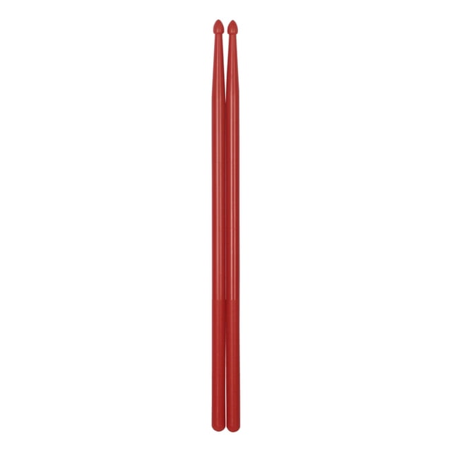 fastboy Baguettes de Batterie en Nylon Baguette de Batterie à Forte Élasticité Compatible Incassable Poignées d'Instrument de Musique en Forme de Goutte pour Enfants Adultes Bleu Foncé Rouge 1 Pce