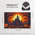 thumbnail image 2 of Happy Halloween Door Mat Outdoor for Office Entryway Indoor Home Kitchen Deco Halloween Background Dreamlike Doormat Outdoor Entrance 19.7x31.5 Inches Full Moon Spooky Landscape Anti-slip Doormat, 2 of 5
