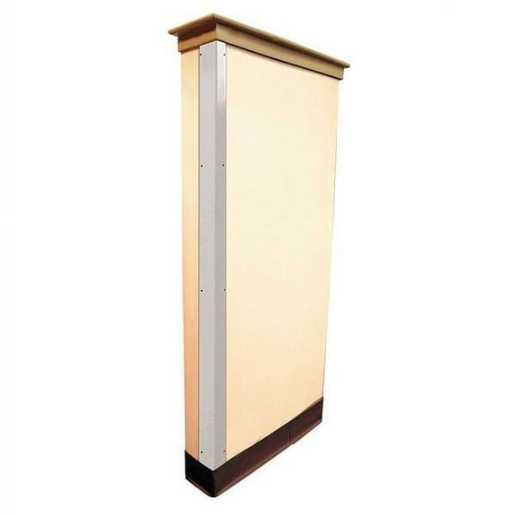 Manufacturer Varies Corner Guard, Flame Retardant, White, 1-1/2"W X 96"H 19F839