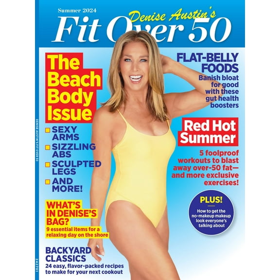 Denise Austin's Fit Over 50 - Summer 2024: Beach Body Issue Book (Paperback)