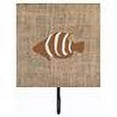 thumbnail image 2 of Carolines Treasures BB1020-BL-BN-SH4 Fish Burlap and Brown Leash Or Key Holder, 2 of 2