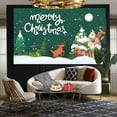thumbnail image 4 of Christmas background banner, 100D polyester cloth scene decoration, 4 of 5