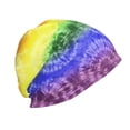 thumbnail image 3 of Disketp Colorful Tie Dye Unisex Knit Hats Beanies Hats for Men Women Winter Beanies Men's Women's Knit Cuffed Beanies Hats Beanie, 3 of 7