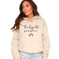 thumbnail image 5 of Tailgate Season Hoodie for Women Cute Football Game Day Pullover, Sand Hoodie, L, 5 of 8
