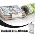 thumbnail image 4 of Stainless Steel Money Wallet Clips Money Folder Wallet Credit Holder, 4 of 9