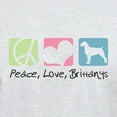 thumbnail image 3 of CafePress - Peace, Love, Brittanys Light T Shirt - Men's Classic Graphic T-Shirt, 3 of 4