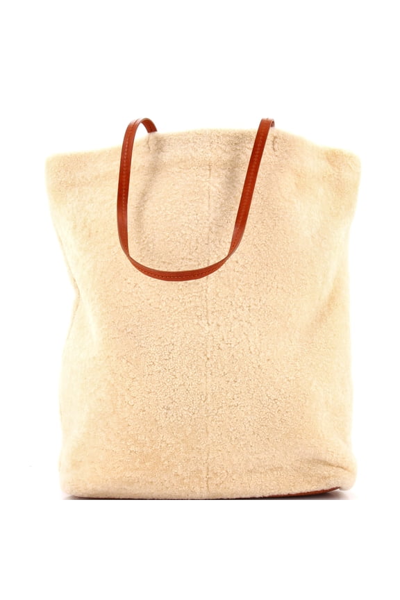 Pre-Owned North South Tote Shearling By Rebag