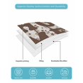 thumbnail image 4 of Twin Quilt Bedding Set, Retro Farmhouse Reversible Summer Quilt 3 Pieces, Country Star Berries Text Wooden Grain Lightweight Bedspreads Coverlets with 2 Pillow Shams for All Seasons, 4 of 5
