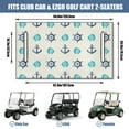 thumbnail image 3 of 51" x 31" Golf Cart Bench Seat Cover, Soft Microfiber Towel Fits EZGO, Club Car, Yamaha Drive, Icon Front Seats, 3 of 8