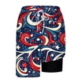 thumbnail image 6 of Mens Swim Trunks with Compression Liner Swimming Shorts 7 Inch Inseam Waterproof Quick Dry Beach Sport Shorts, 6 of 8