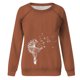 thumbnail image 4 of ICHUANYI Liquidación Camisas casuales de manga larga para mujer Sudadera con cuello redondo estampada Jersey Túnica suelta Tops ICHUANYI WER202308257104, 4 of 7