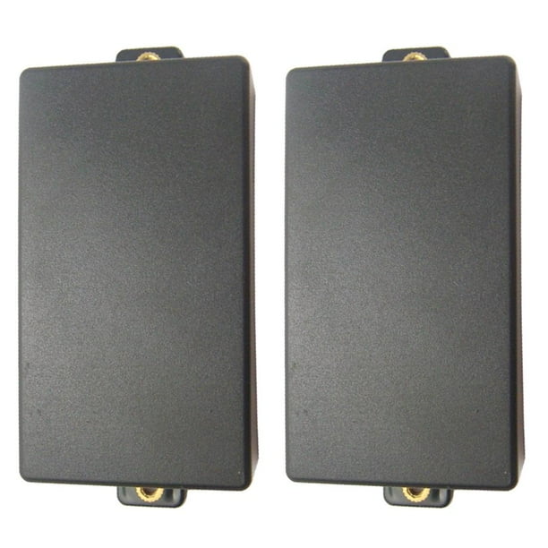 2 piezas de plástico seldo Humbucker Pickup Cover para guitarra eléctrica Accs Yuyangstore Cubiertas de recogida de Humbucker