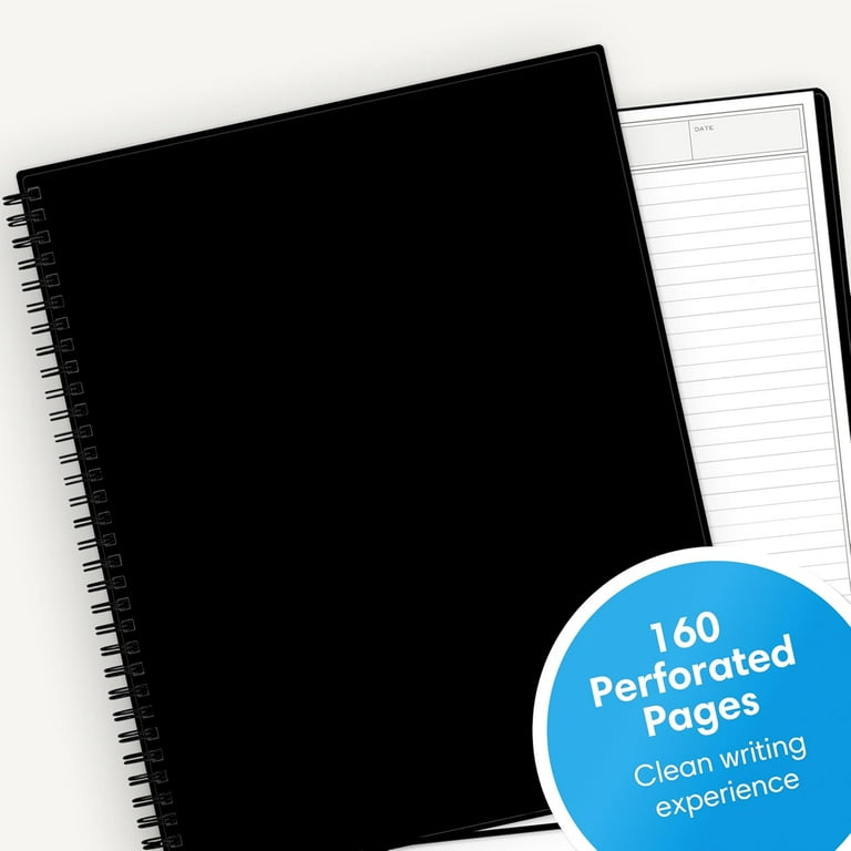 Blue Sky Notes Professional Notebook, Flexible Cover, Twin-Wire